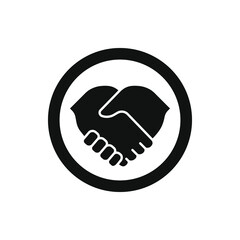 Trusted badge icon design isolated on white background. Vector illustration