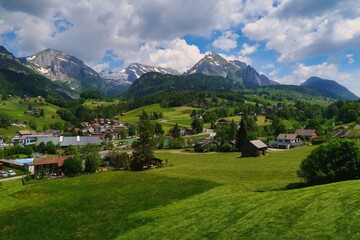 Fototapeta na wymiar Urlaub in der Schweiz bei Sankt Gallen
