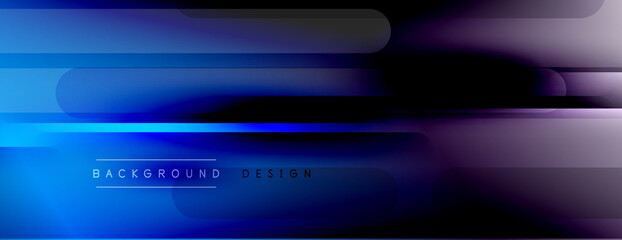 Abstract background - lines composition created with lights and shadows. Technology or business digital template. Trendy simple fluid color gradient abstract background with dynamic