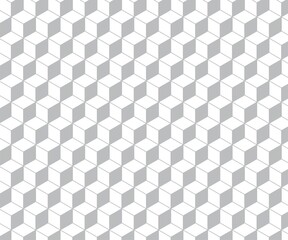 Abstract 3d Cubic background. Minimal geometric cubes illustration background.