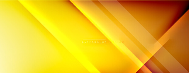 Abstract background - lines composition created with lights and shadows. Technology or business digital template. Trendy simple fluid color gradient abstract background with dynamic