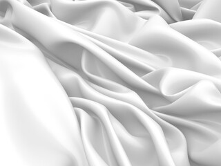 Abstract white fabric texture background