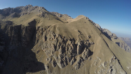 Caucasus, Ossetia. Kurtat gorge. Eastern slope of Kariuhokh. 