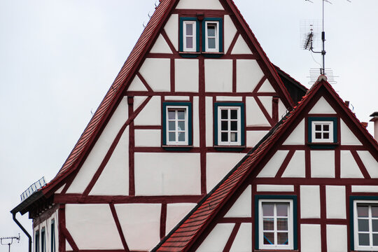 Fachwerkhaus, Mosbach, Deutschland.