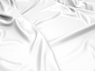 Obraz premium Abstract white fabric texture background