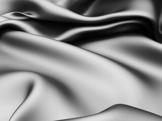 Abstract background luxury cloth. Smooth elegant black silk or satin