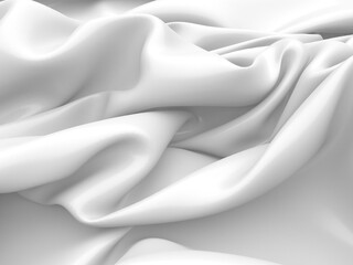 Abstract white fabric texture background