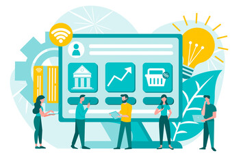 Online banking, internet financial analytics