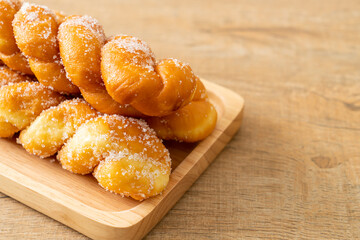sugar doughnut in spiral shape