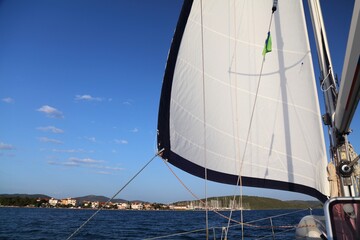 Obraz premium Sailing in Pirovac, Croatia