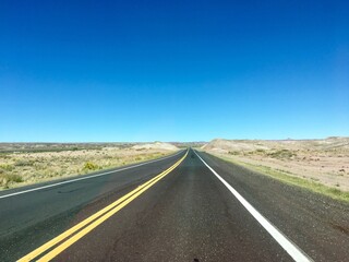 Fototapeta na wymiar highway in the desert