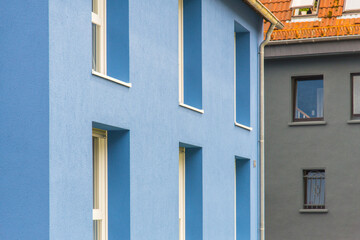 Fototapeta na wymiar Blaues Haus