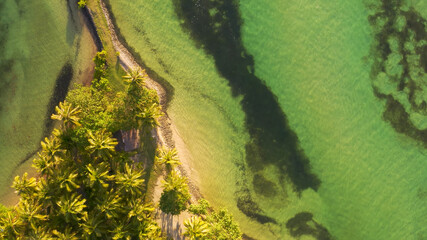 Azure lagoon. Dream beach. The purest water