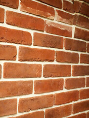 Obraz premium red brick wall