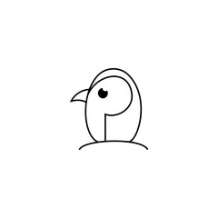 penguin line logo
