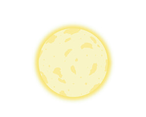 Yellow Full Moon