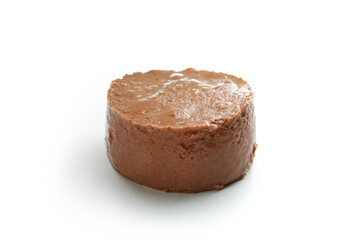 Tasty pet food isolated on white background