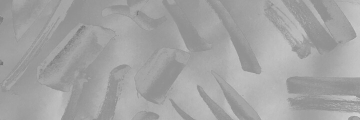 Brush Stroke Template. Monochrome Stain Splash