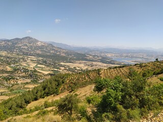 view of the mountains