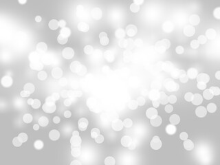 Abstract Bokeh white background of light and bluish