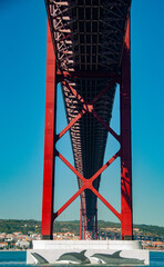 Dessous de pont à Lisbonne Portugal