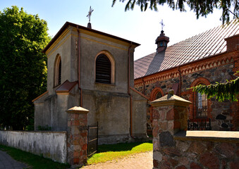 Built in 1878 in the neo-Gothic style of stone, the Catholic Church of Annunciation of the Blessed...