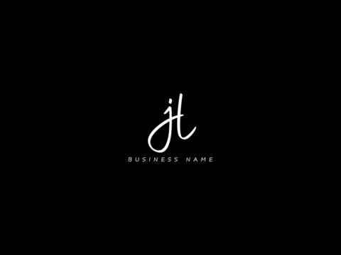 Letter JL Logo, signature jl logo icon vector for your business