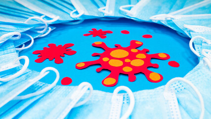 Delta plus Strain. Coronavirus delta plus variant. B.1.617.2 E484Q L452R.