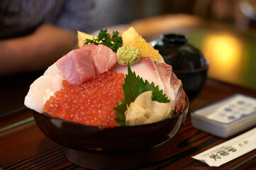 特上の海鮮丼
