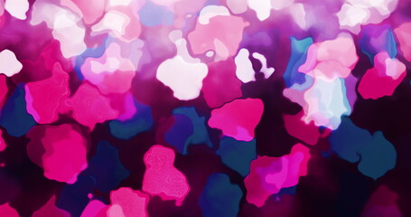 Obraz na płótnie Canvas Digital image of colorful flowing liquid texture effect background