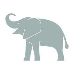 Elephant Vector icon which can easily modify or edit


