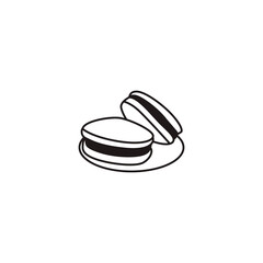 dorayaki icon logo vector art