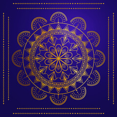 Royal mandala background design