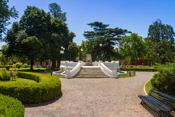 Plaza (Square) Ruiz de Arellano in San Antonio de Areco, Buenos Aires Province, Argentina  