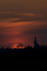 Sunset Texel Netherlands, Zonsondergang Texel Nederland