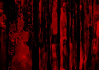 赤と黒の滲むテクスチャ背景 © いおるな