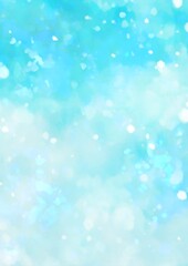 幻想的な水色のキラキラテクスチャ背景