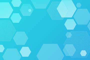 Geometric Shape Abstradct Background. Technology Banner Wallpaper. Vector