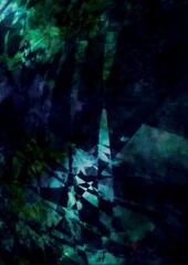 幻想的な水色なテクスチャ背景 Wall Mural Wallpaper Murals いおるな