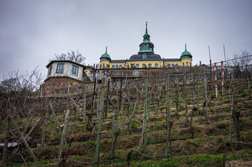 Spitzhaus Radebeul bei Dresden, Sachsen, Deutschland