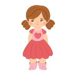 little girl pink