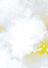 幻想的な灰色と金の滲む水彩テクスチャ背景