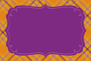 seamless tartan plaid pattern with a frame for banners, cards, flyers, social media wallpapers, etc.