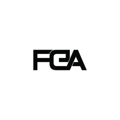 fea letter original monogram logo design