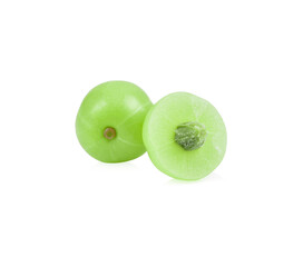 Indian gooseberry isolated on white background