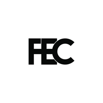 fec letter original monogram logo design