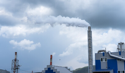 Environmental pollution from factory exhaust