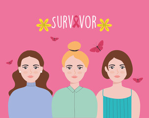 Cancer survivors illustration