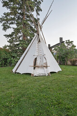 Tipi in a Canmore park