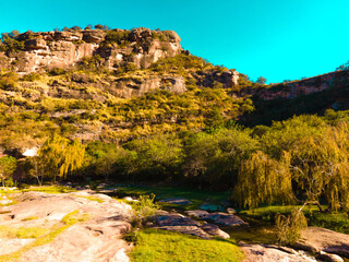 landscape with sky and clouds